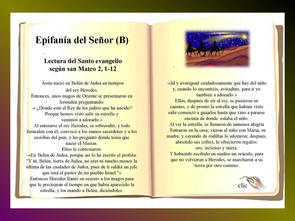 Lectura del Santo evangelio según san Mateo 2 ppt descargar